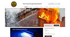 Desktop Screenshot of herning-pengeskabsfabrik.dk